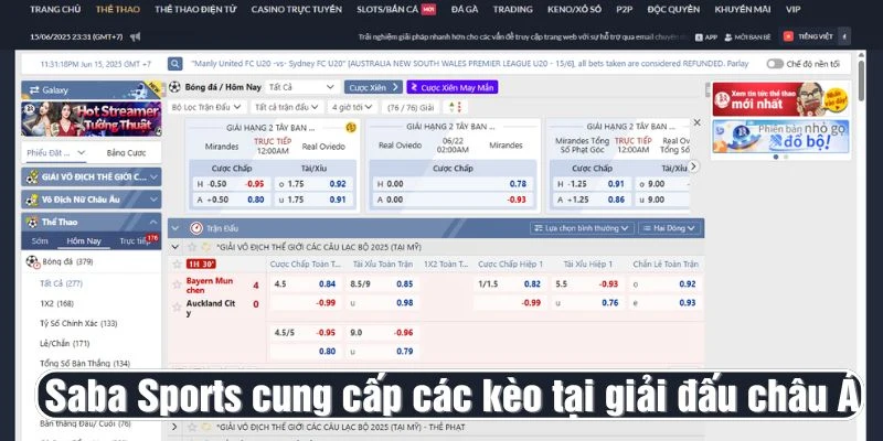 Các sảnh cá cược bóng đá tại M88