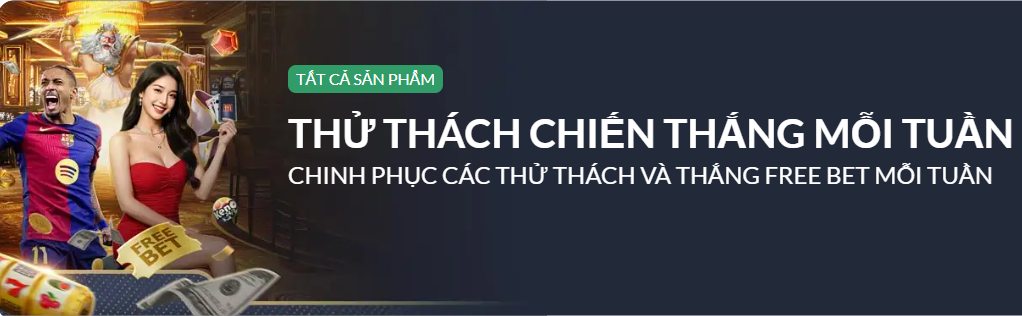 Khuyến mãi thử thách chiến thắng mỗi tuần