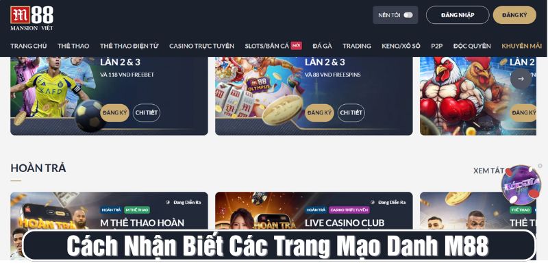 M88 cung cấp dịch vụ uy tín