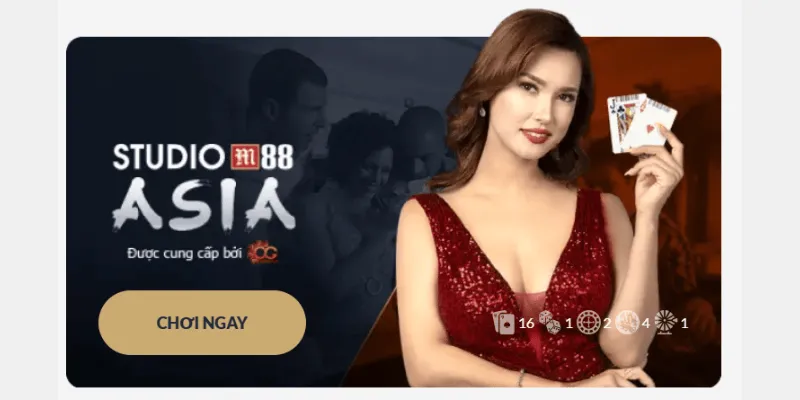 Sảnh Casino Studio M88 ASIA