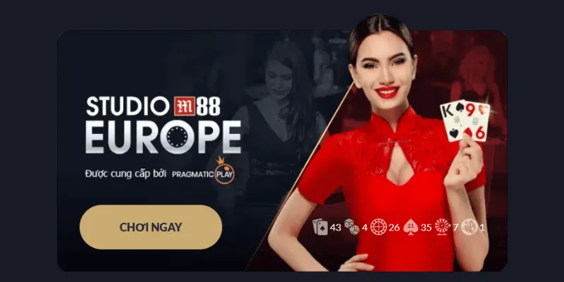 Sảnh Casino Studio M88 EUROPE