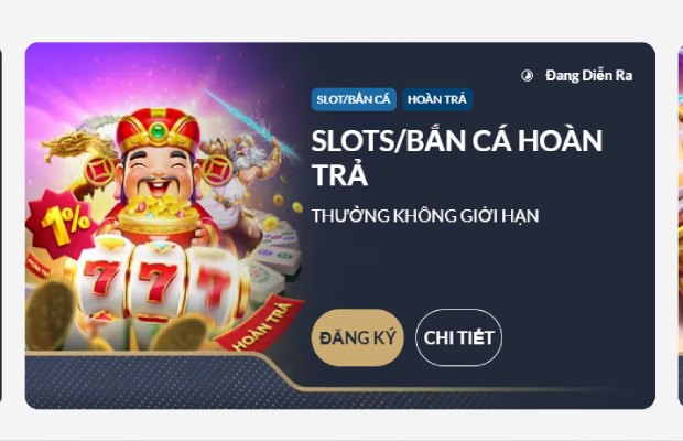 Slots/bắn cá hoàn trả – Khuyến mãi hấp dẫn tại M88